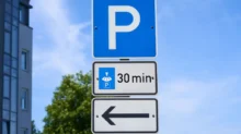 parkovací hodiny značka