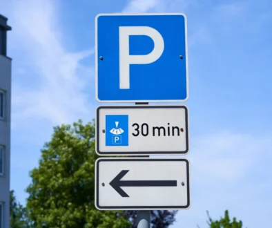 parkovací hodiny značka