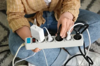 Přetěžovat prodlužovačku je velmi nebezpečné