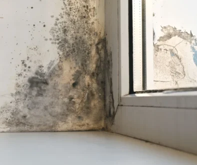Plíseň u okna