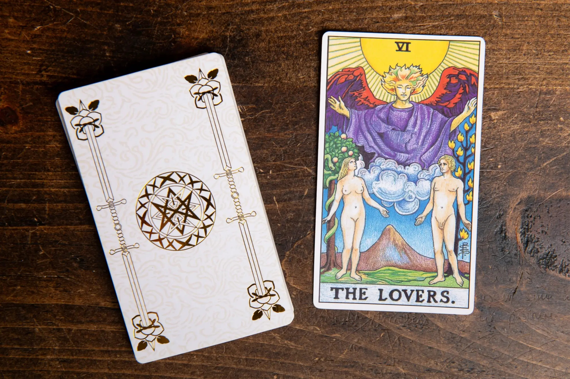 Tarotová karta Milenci