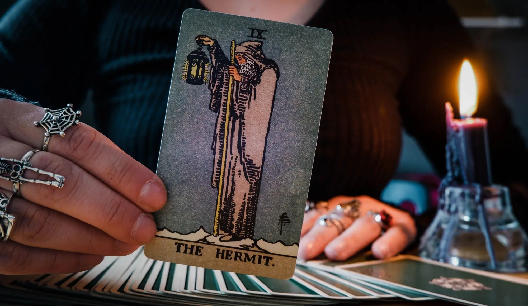 Tarotová karta Poustevník