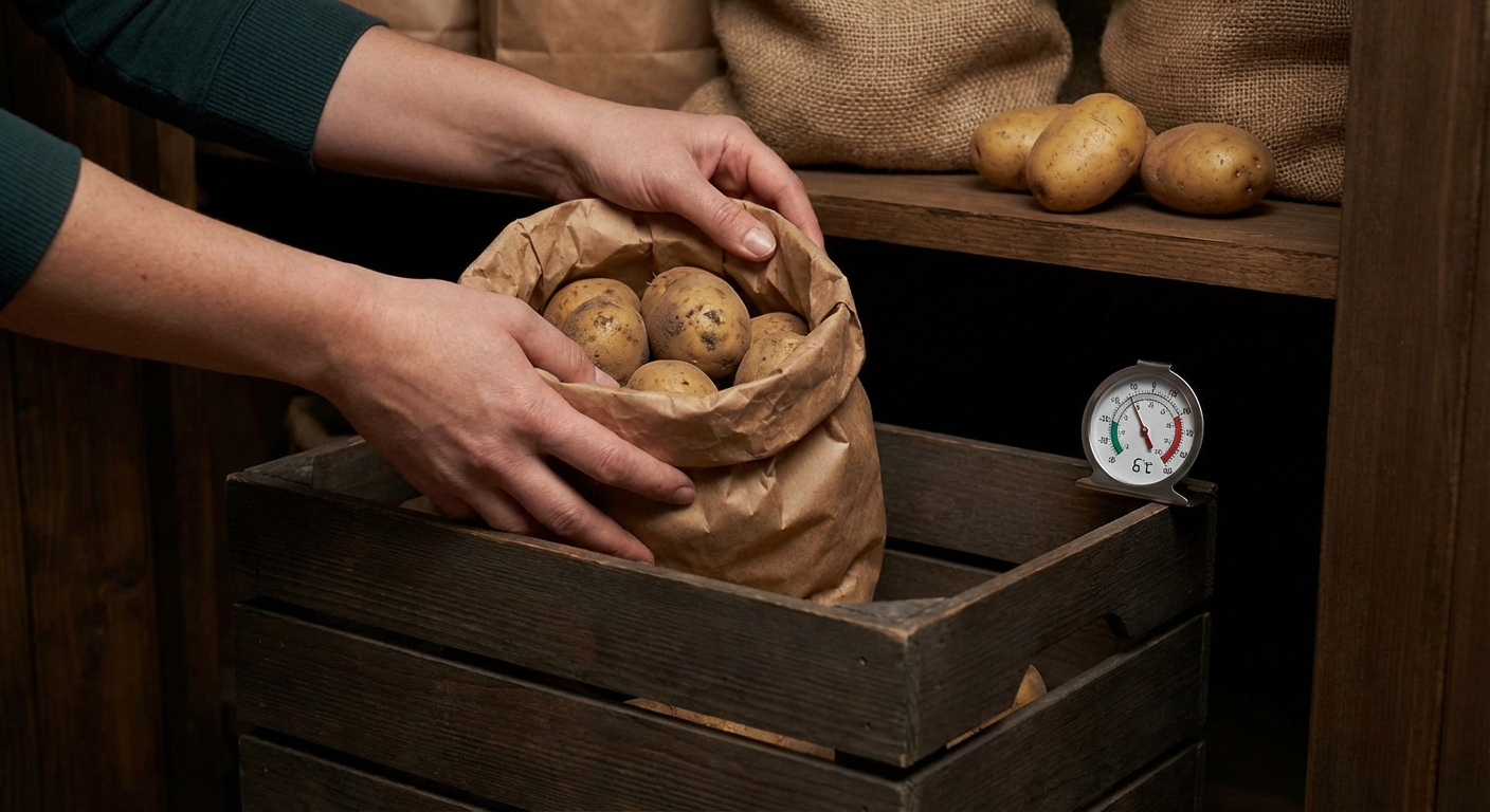 Celý život skladujeme brambory špatně. Stačí jedna změna a vydrží měsíce