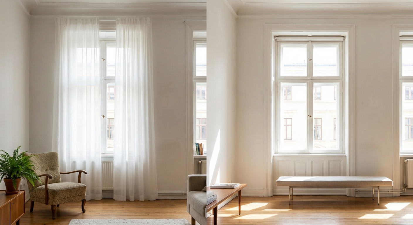 Češi masově vyhazují záclony. Nahrazuje je řešení, které opticky zvětší každý byt