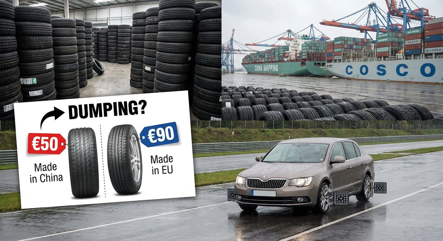 Čínské pneumatiky zaplavují trh: Expert varuje před nebezpečným trendem, který ničí konkurenci
