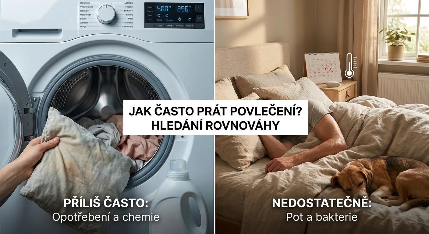 Jak často prát povlečení? Špatně je každý den i jednou týdně