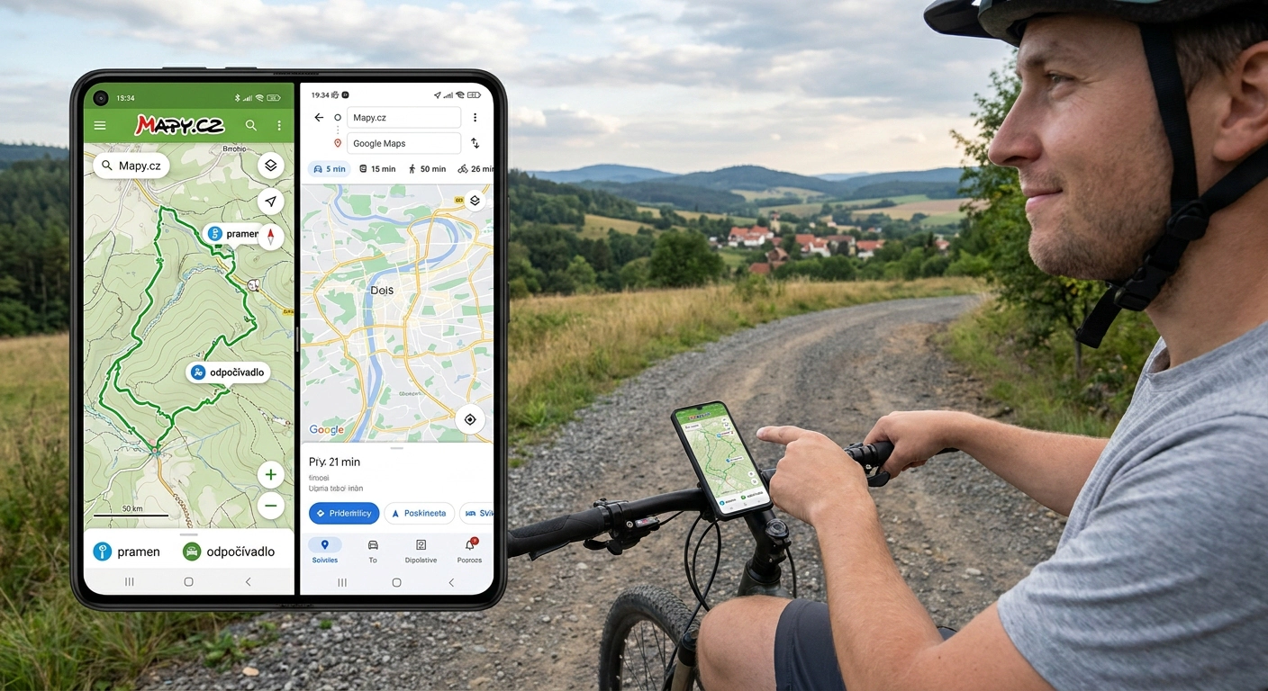 Pro cyklisty jsou tyto mapy mnohem lepší než Google Maps a každý by je měl mít v telefonu nainstalované