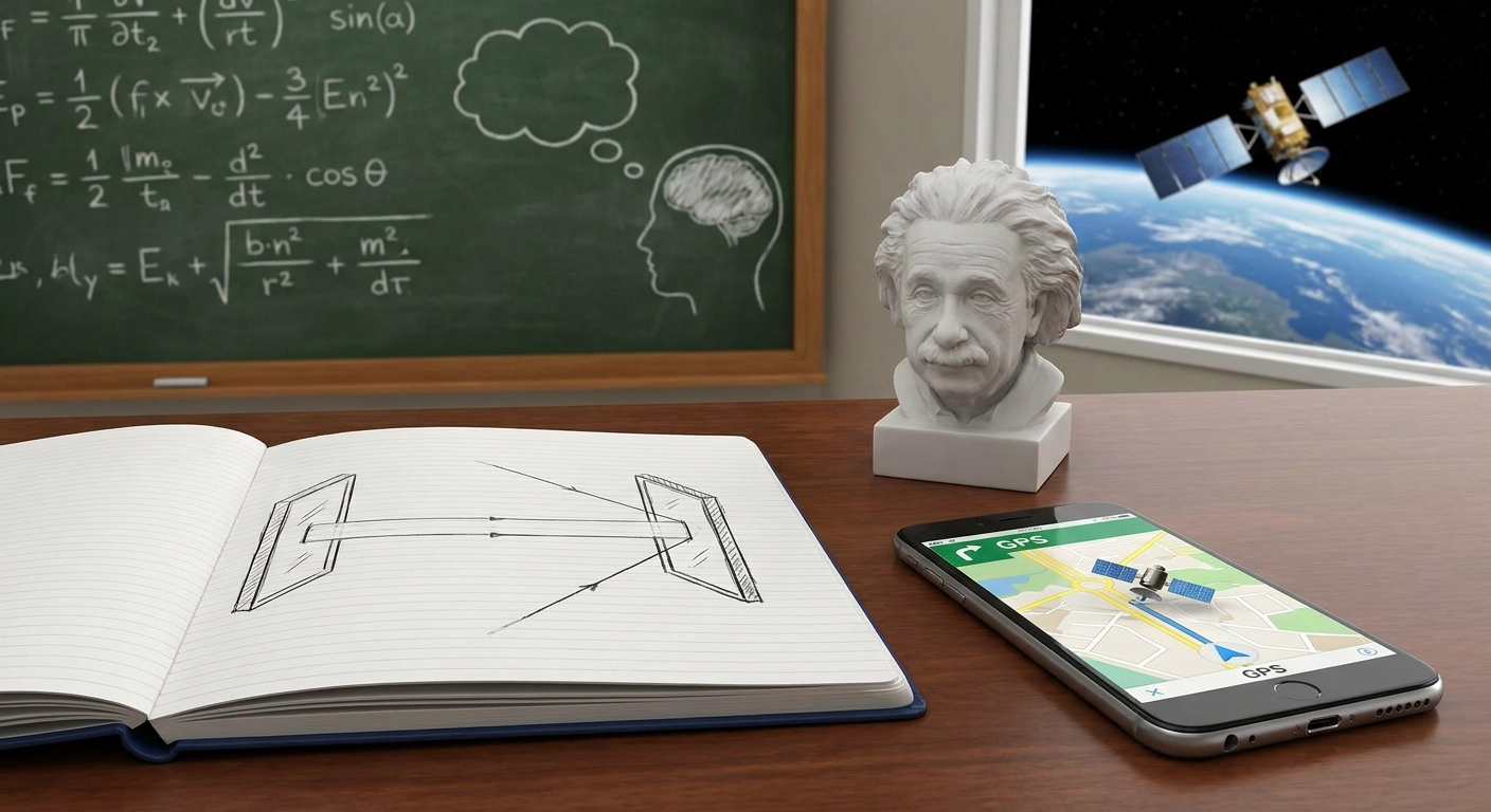 V roce 1905 Einstein vyslovil teorii, že čas neubíhá pro všechny stejnou rychlostí