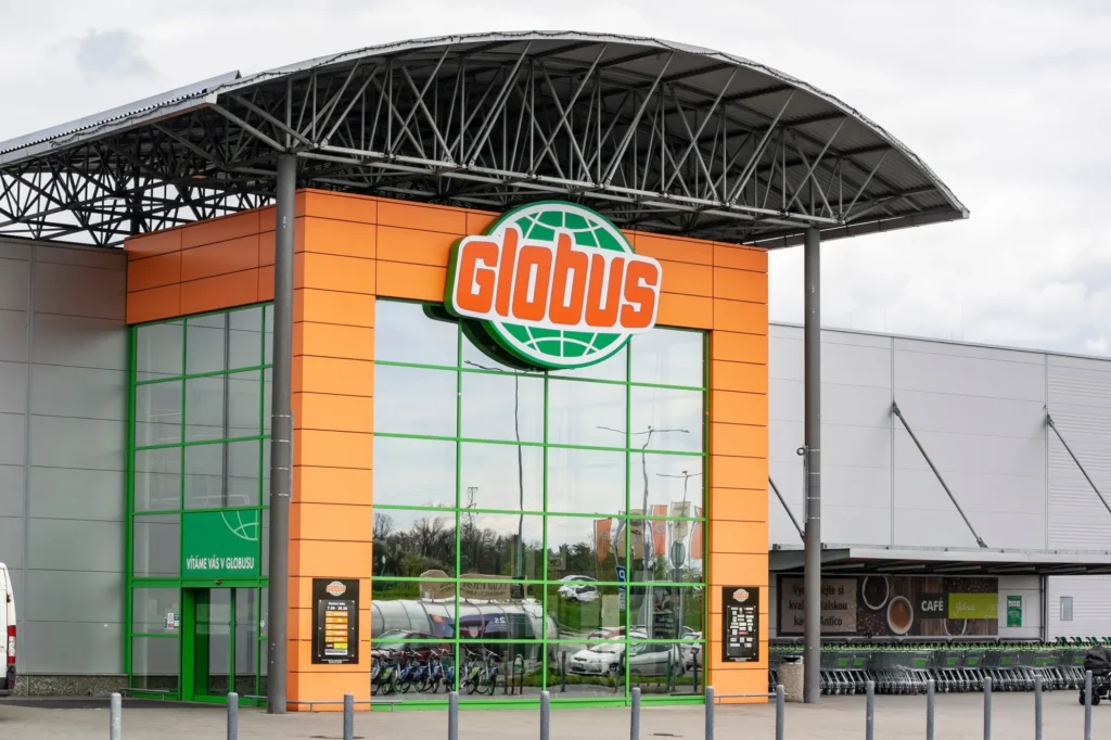 Prodejna Globus v Ostravě