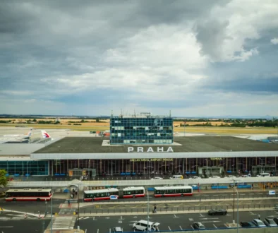 Letiště Praha z výšky